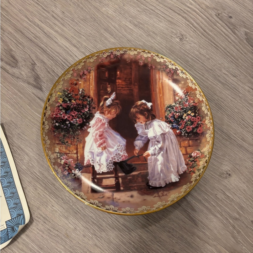 Sisters Touch Forever Collectors Plate